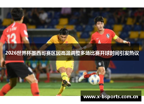 2026世界杯墨西哥赛区因高温调整多场比赛开球时间引发热议 2026世界杯墨西哥赛区因高温调整多场比赛开球时间引发热议